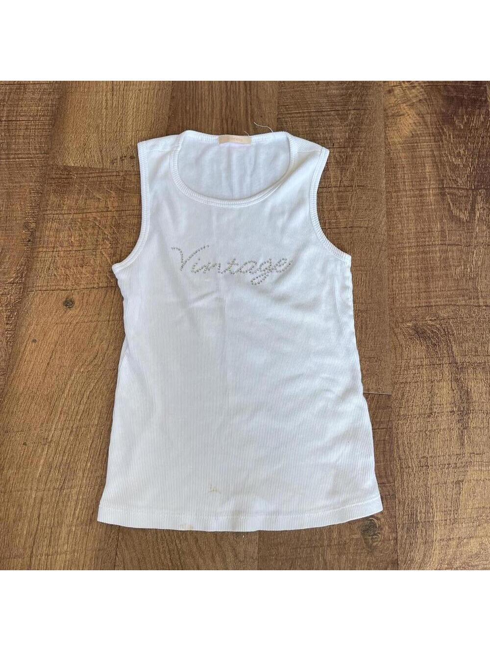 Vintage Y2K Rhinestone Top